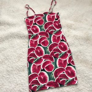 Forever 21 watermelon bodycon dress